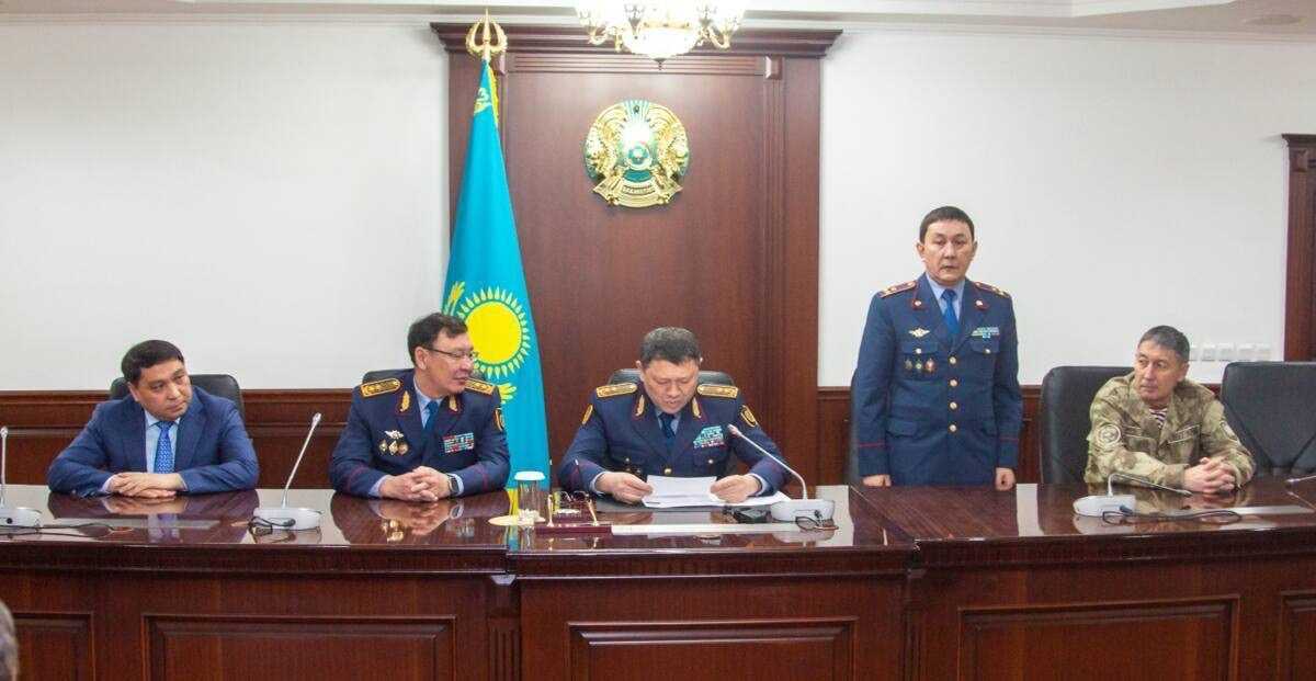 Глава МВД РК представил коллегам своего нового заместителя