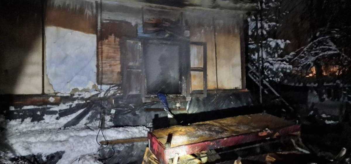 В Глубоковском районе ликвидирован пожар в частном доме
