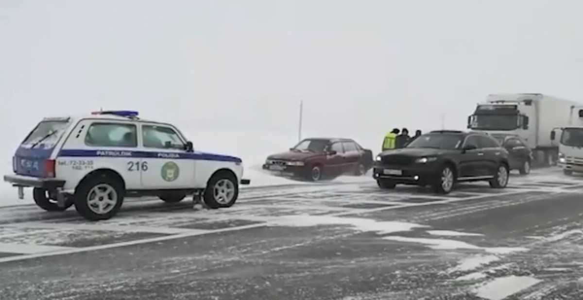 В Акмолинской области из-за сильных морозов ограничат движения на трассах