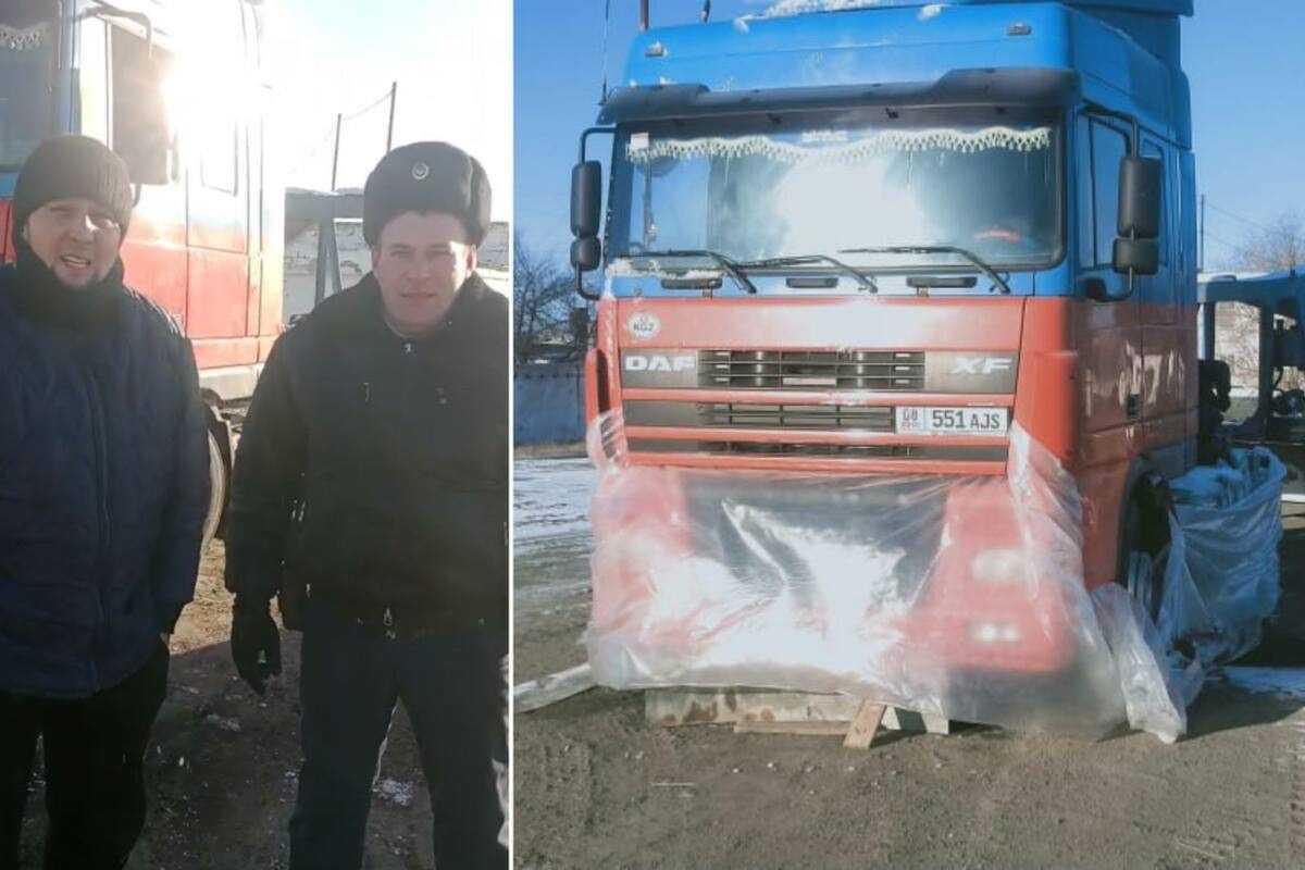 Три дня семья полицейского выхаживала иностранца-дальнобойщика, заболевшего в пути в Павлодарской области