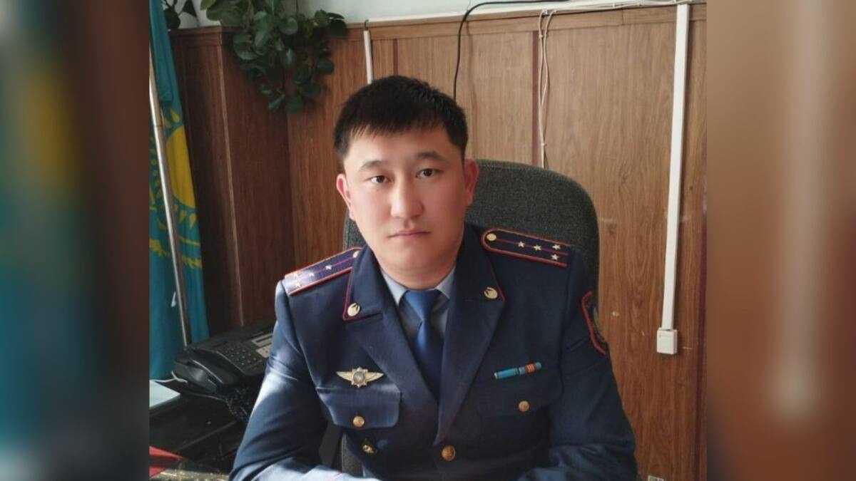 Дважды спасший людей из огня полицейский служит в Павлодарской области
