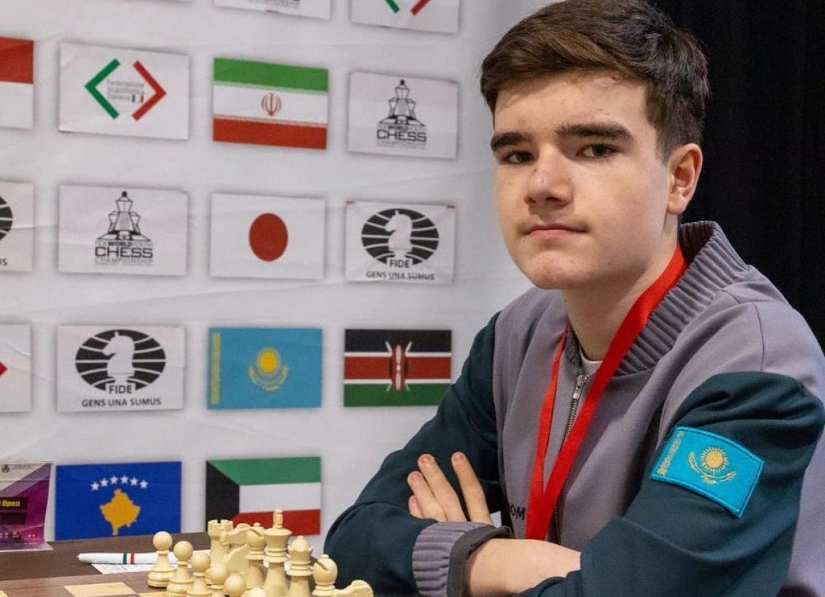 13-летний шахматист из Актау стал чемпионом Азии