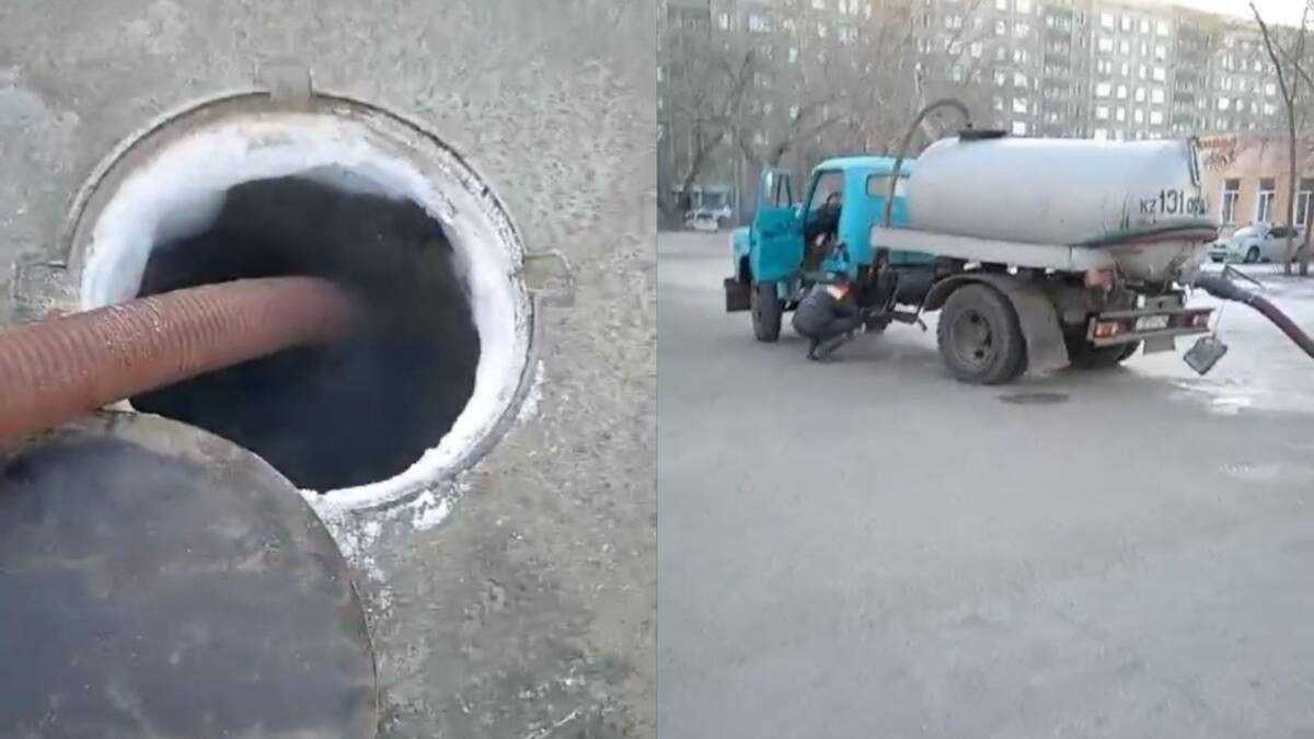 Павлодарца накажут за слив нечистот в неустановленном месте