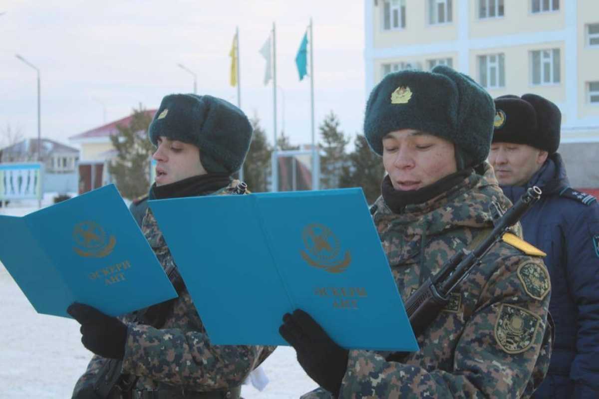 Более 700 солдат Нацгвардии РК приняли военную присягу в Астане