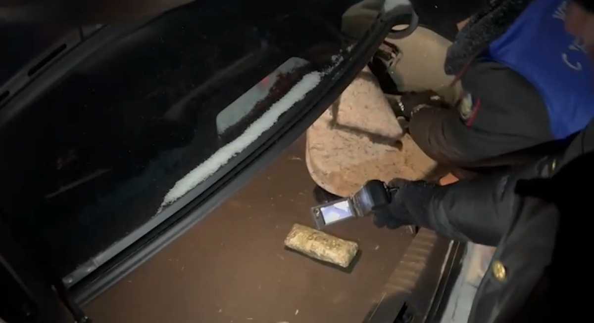 Почти 2 килограмма «синтетики» изъяли у наркокурьера-оптовика в Акмолинской области
