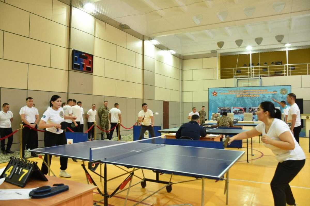 Отборочный турнир по настольному теннису состоялся в управлении начальника Тыла Вооруженных сил
