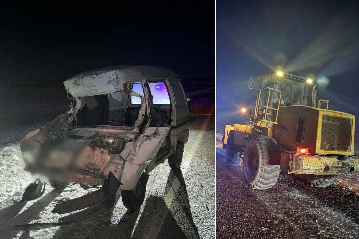 Водитель погиб в жутком ДТП с погрузчиком в Жетысуской области
