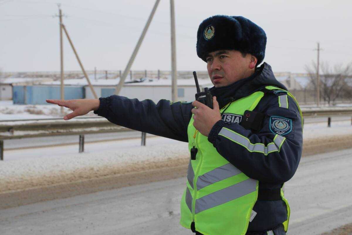 Из-за непогоды полиция работает в усиленном режиме в Туркестанской области