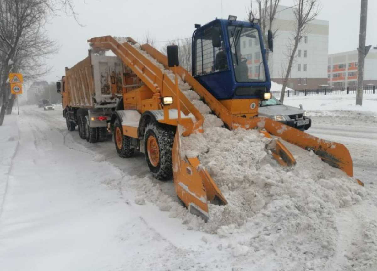 3,6 млн кубометров снега вывезли из Астаны с начала зимы