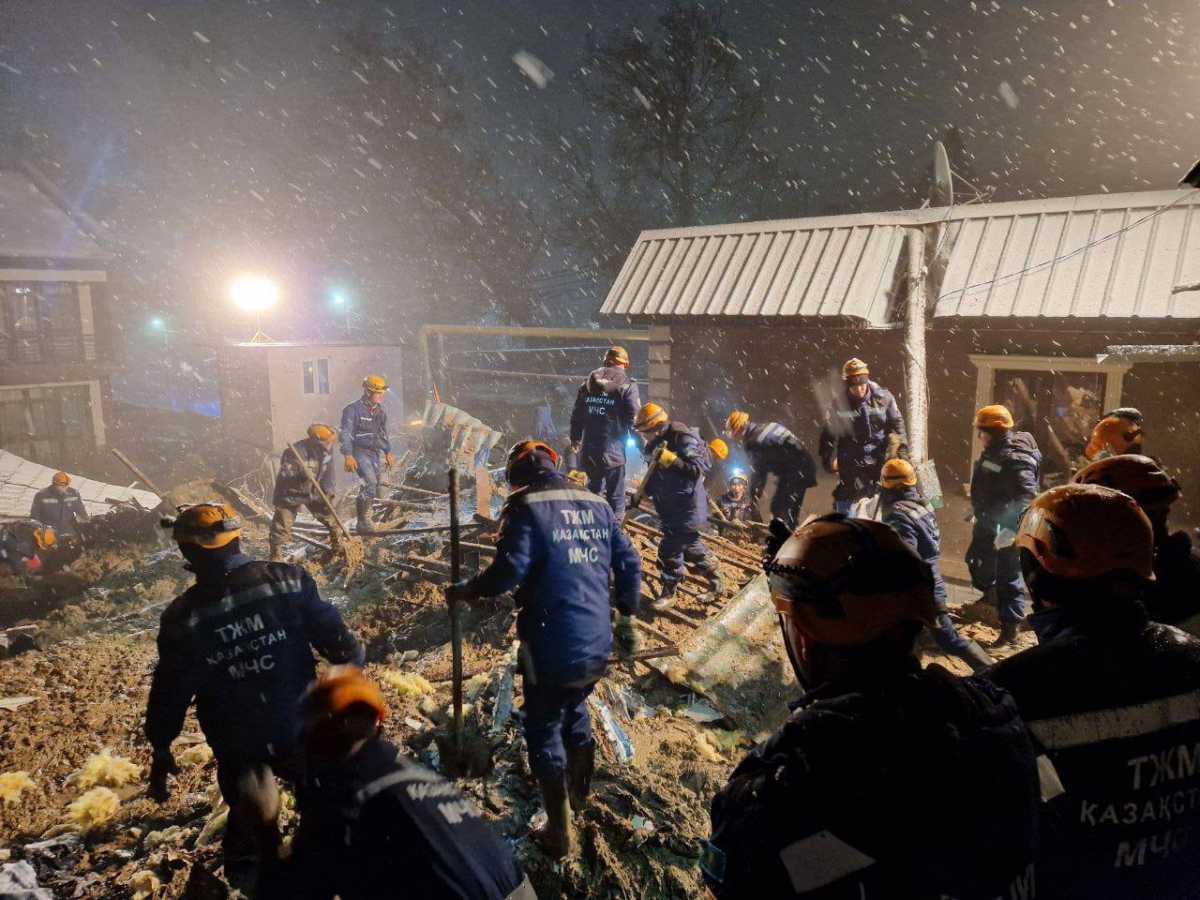 Найдено тело одного погибшего в результате схода оплывины в Алматы