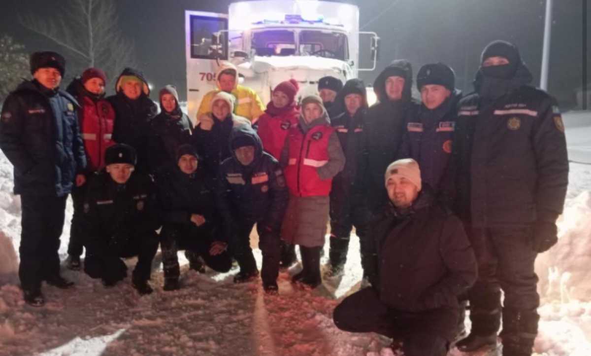 151 человека спасли из снежного заноса на трассах Актюбинской области