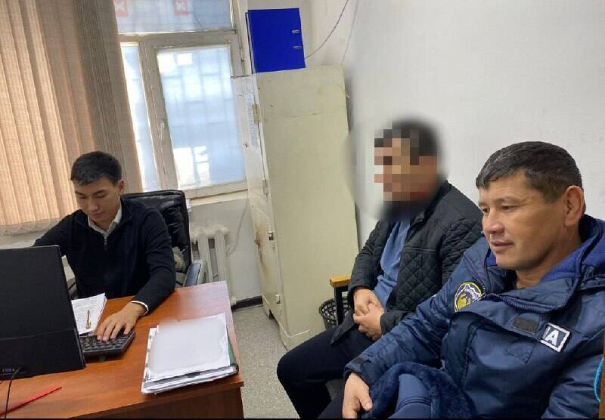 Автоугонщика задержали на трассе в Туркестанской области