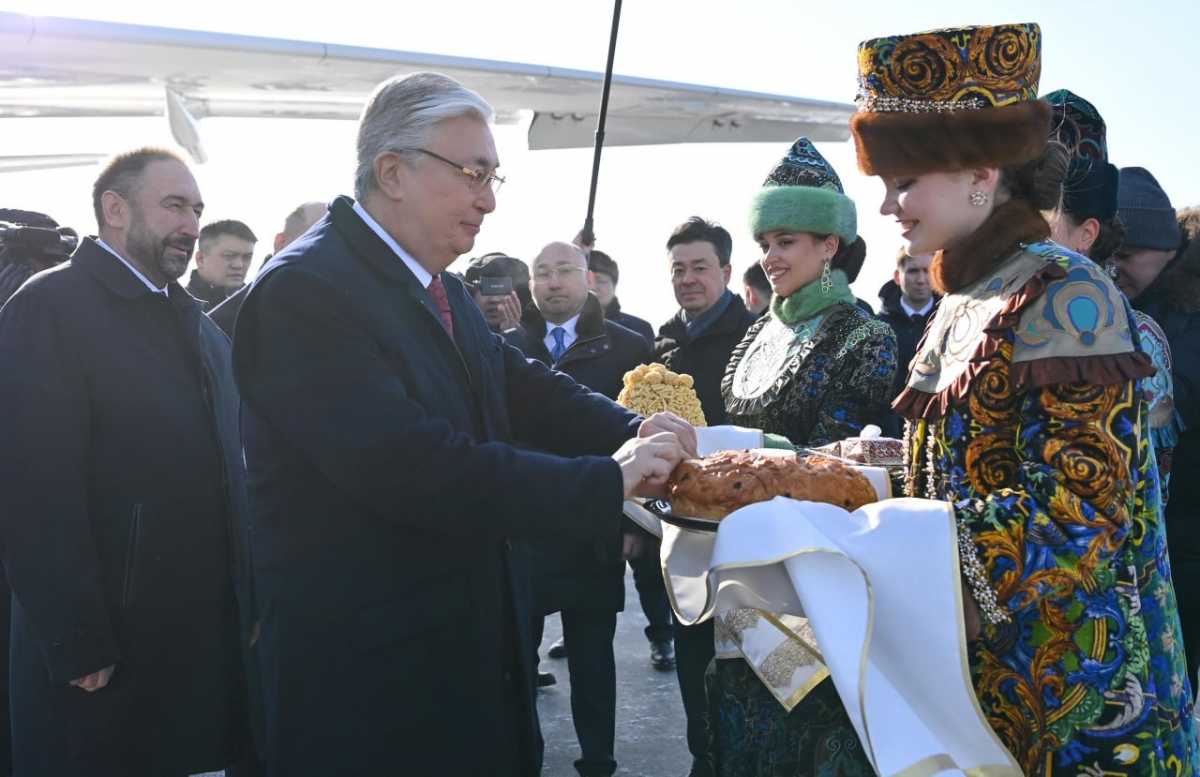 Токаев прибыл с рабочим визитом в Казань