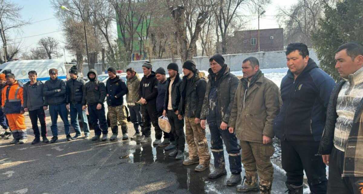 Локальную отработку по мигрантам проводит полиция в Алматы: задержано более 100 иностранцев