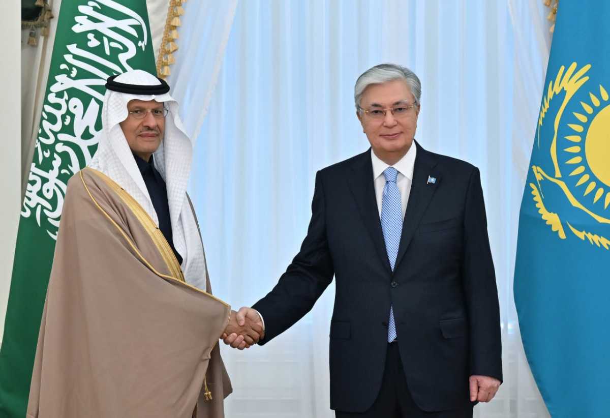 Токаев принял министра энергетики Саудовской Аравии
