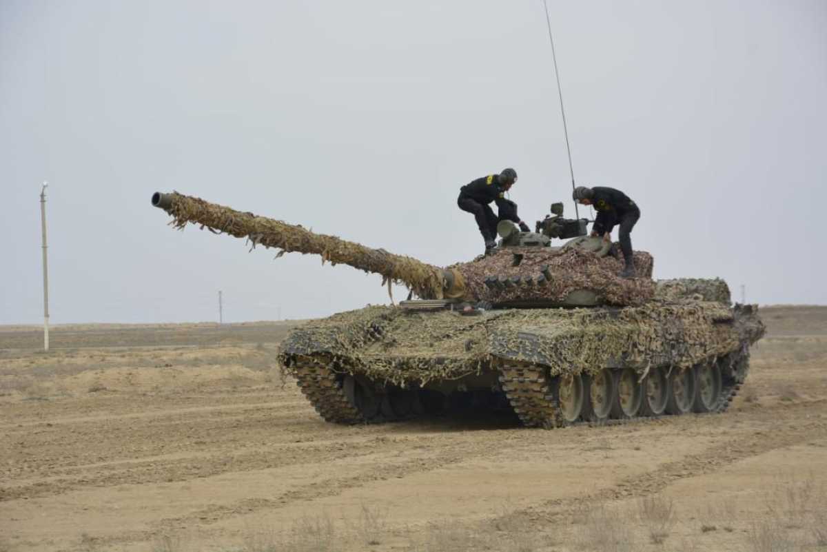 В Мангистауской области прошли боевые стрельбы взводов