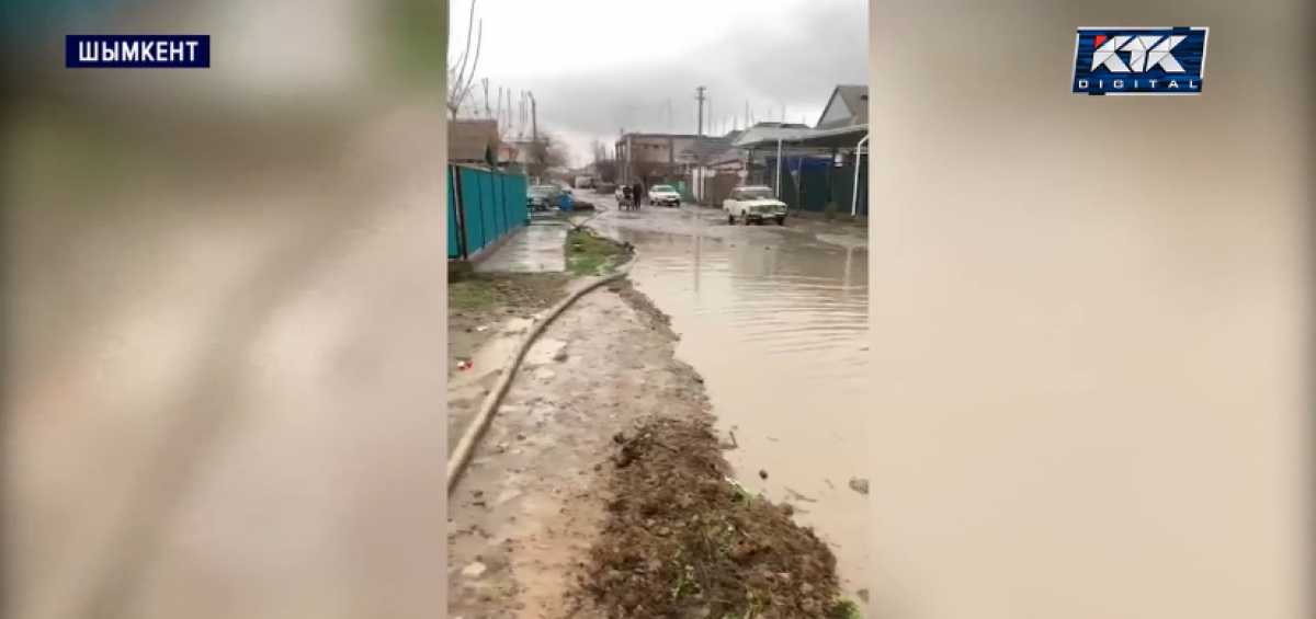 Дожди вызвали серьезные подтопления в Шымкенте и Туркестанской области