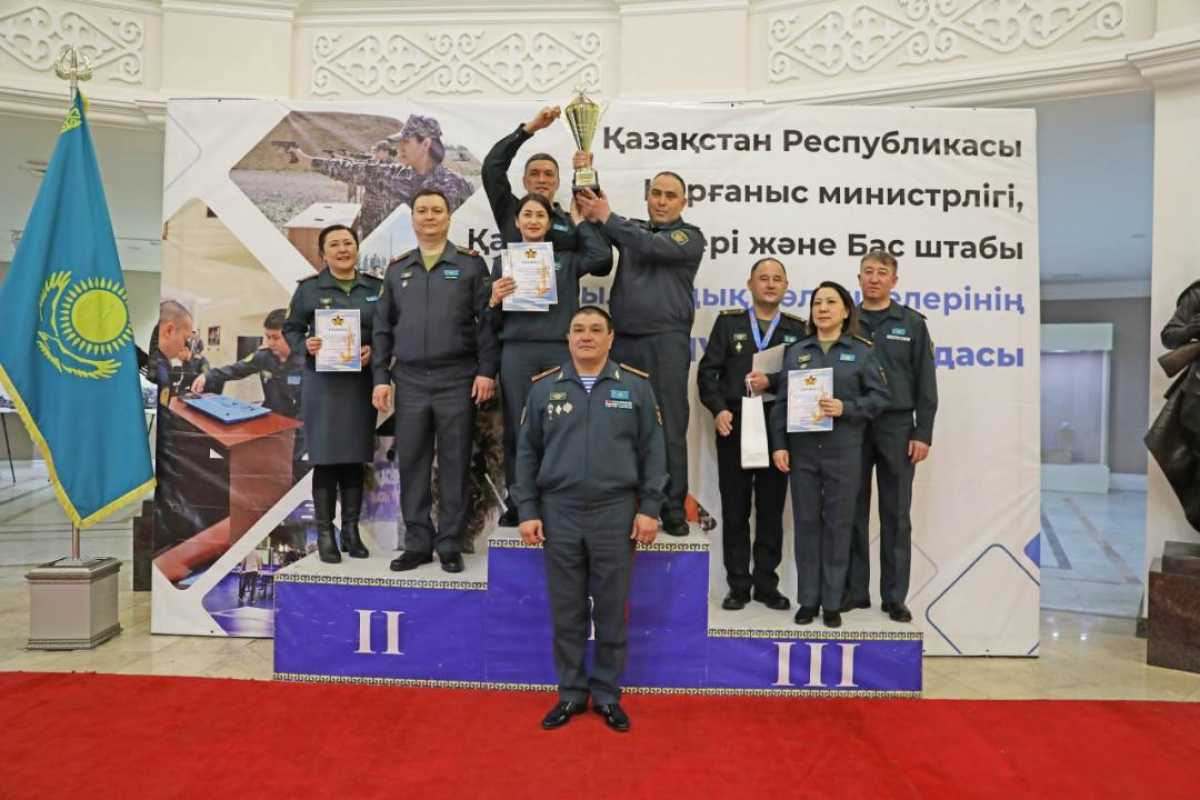 В Астане определили лучших шахматистов среди военнослужащих