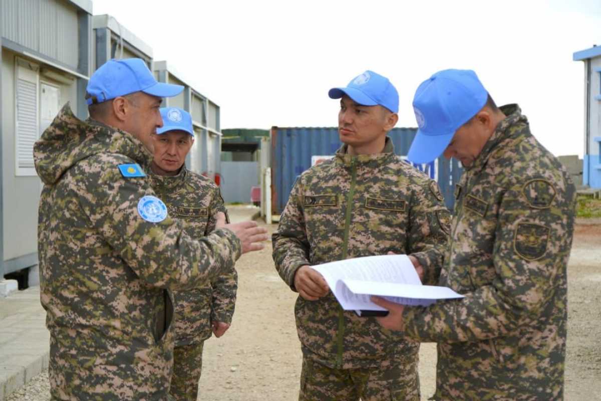 Казахстанские миротворцы приступили к работе на Голанских высотах