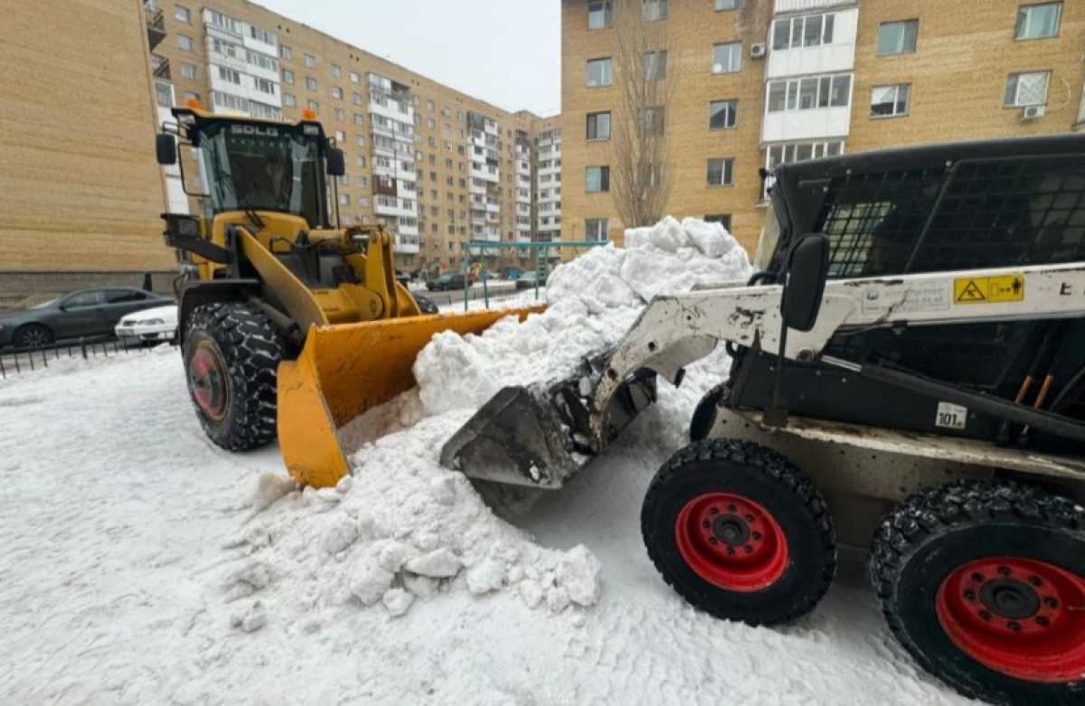 Свыше 14 тысяч кубометров снега вывезли из Астаны за ночь