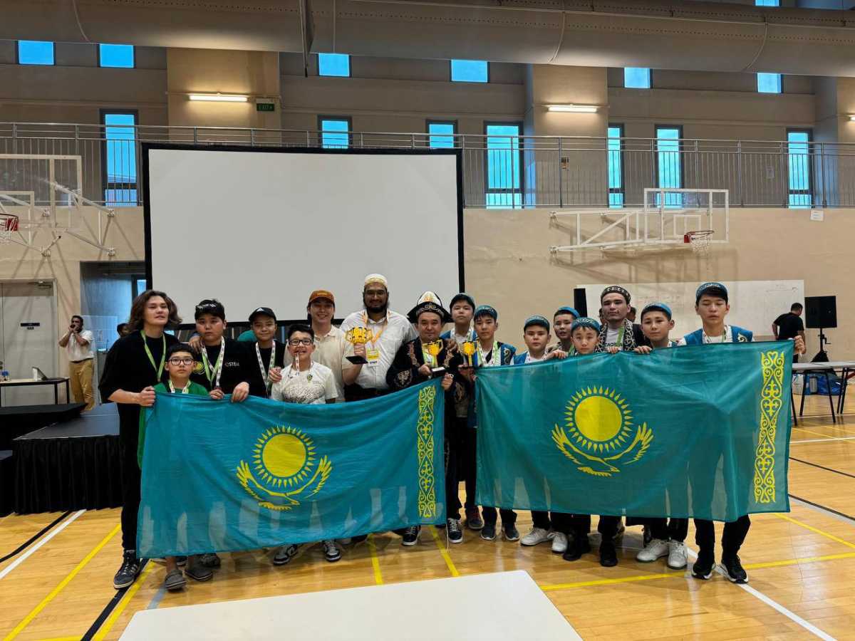 Казахстанские школьники установили рекорд на международном чемпионате по робототехнике