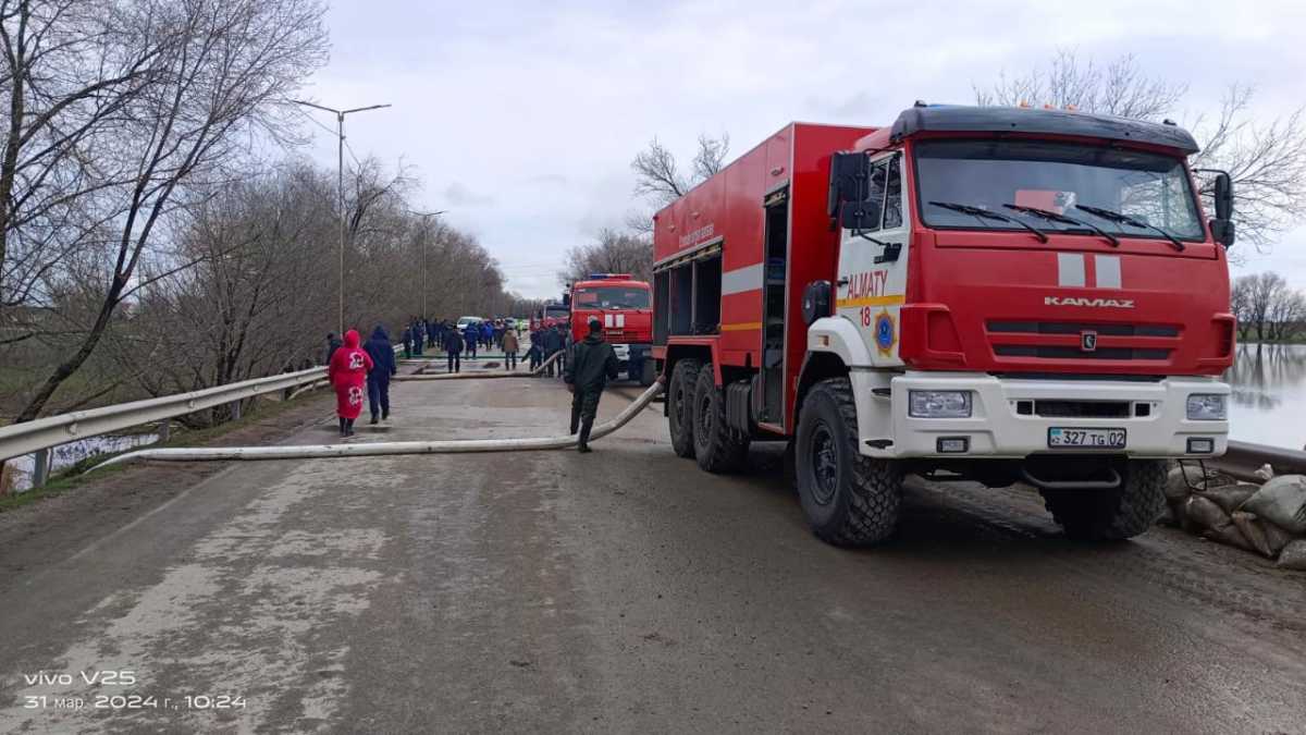 На подмогу спасателям Алматинской области прибыли коллеги из Алматы