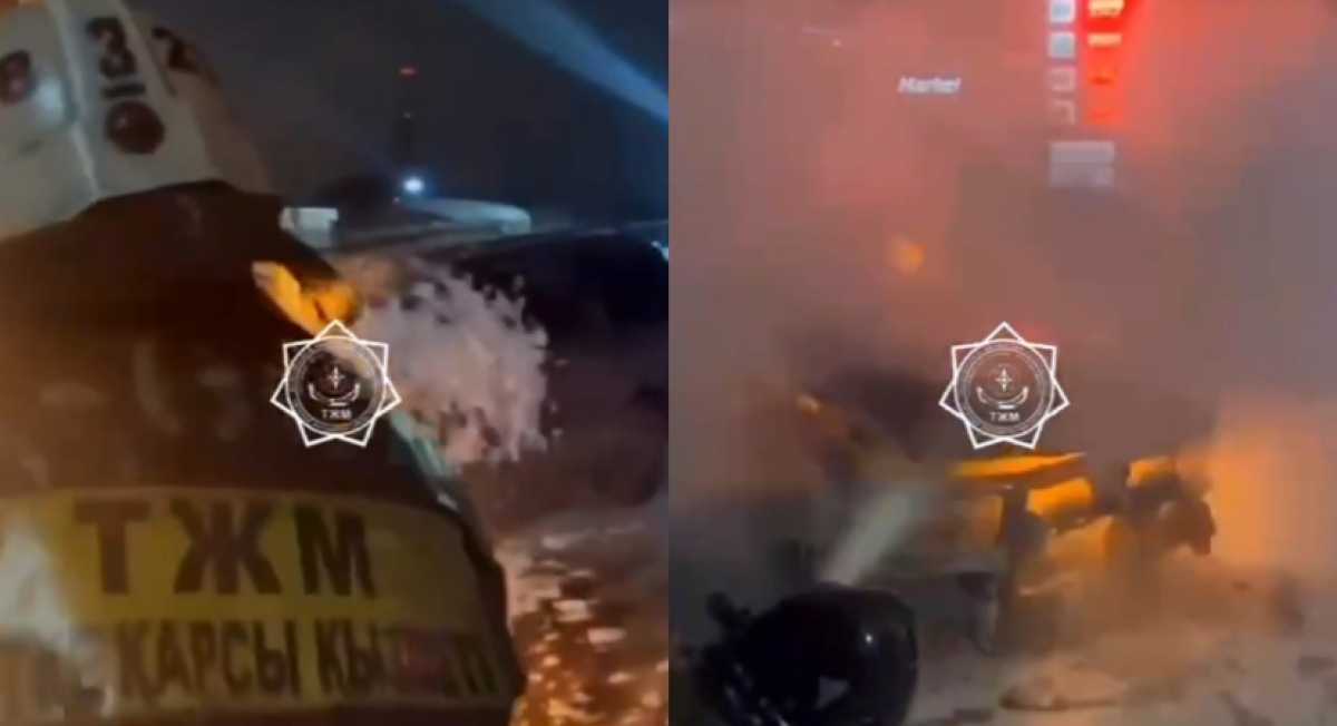 Двух человек госпитализировали с ожогами после возгорания автомобилей в СКО