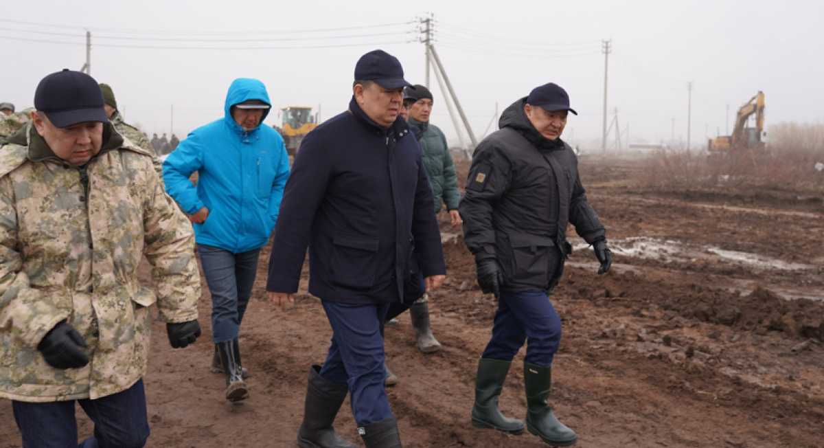 Заместитель Премьер-министра РК проверил противопаводковые работы в Акмолинской области
