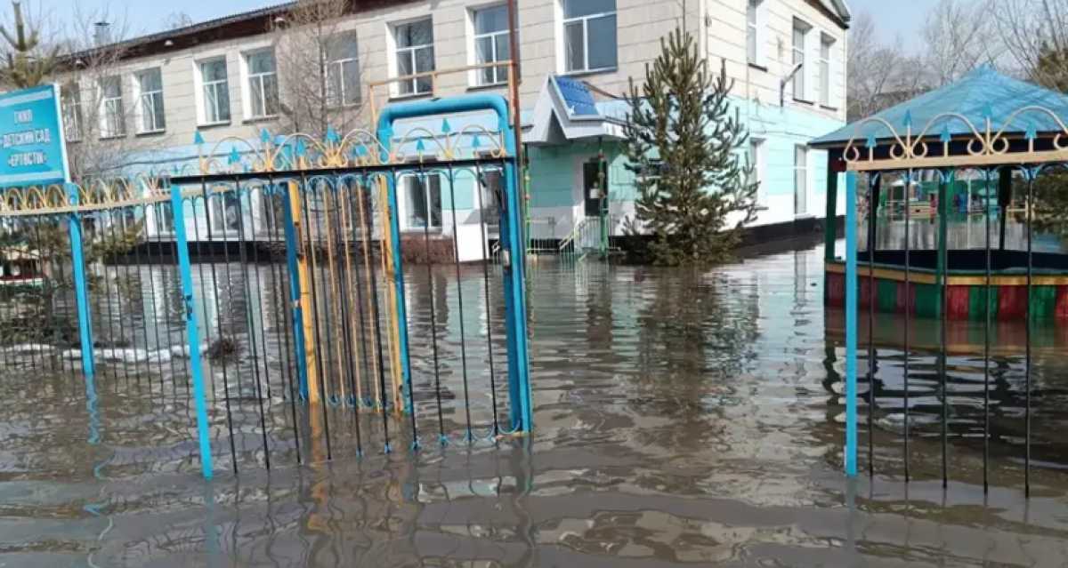 Детский сад затопило в Кокшетау