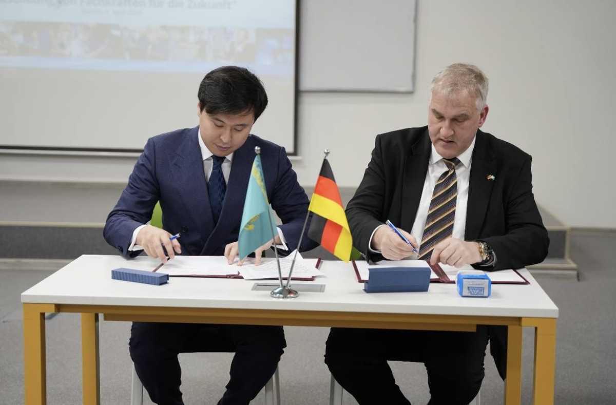 Студенты казахстанских колледжей получат возможность проходить стажировку в Германии