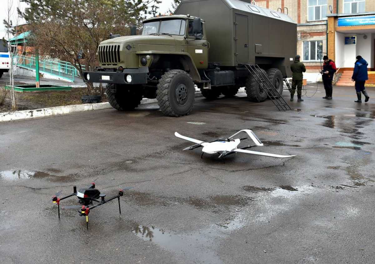 Петропавловский завод обеспечил ДЧС дронами собственного производства для круглосуточного наблюдения за паводковой ситуацией