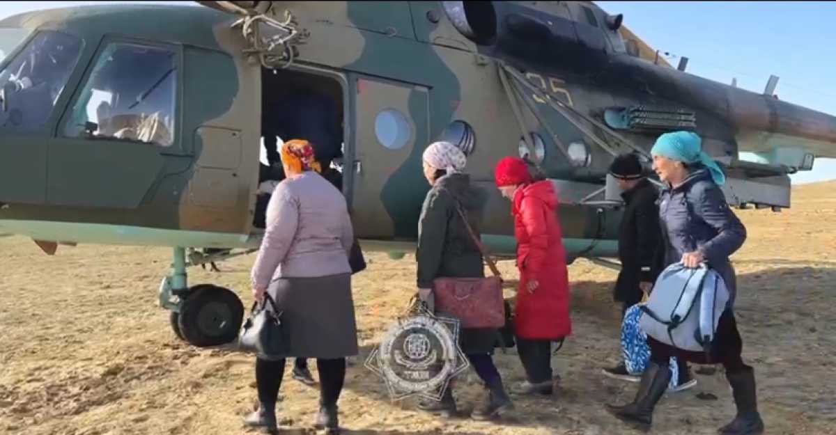 В Актюбинской области продолжается эвакуация людей