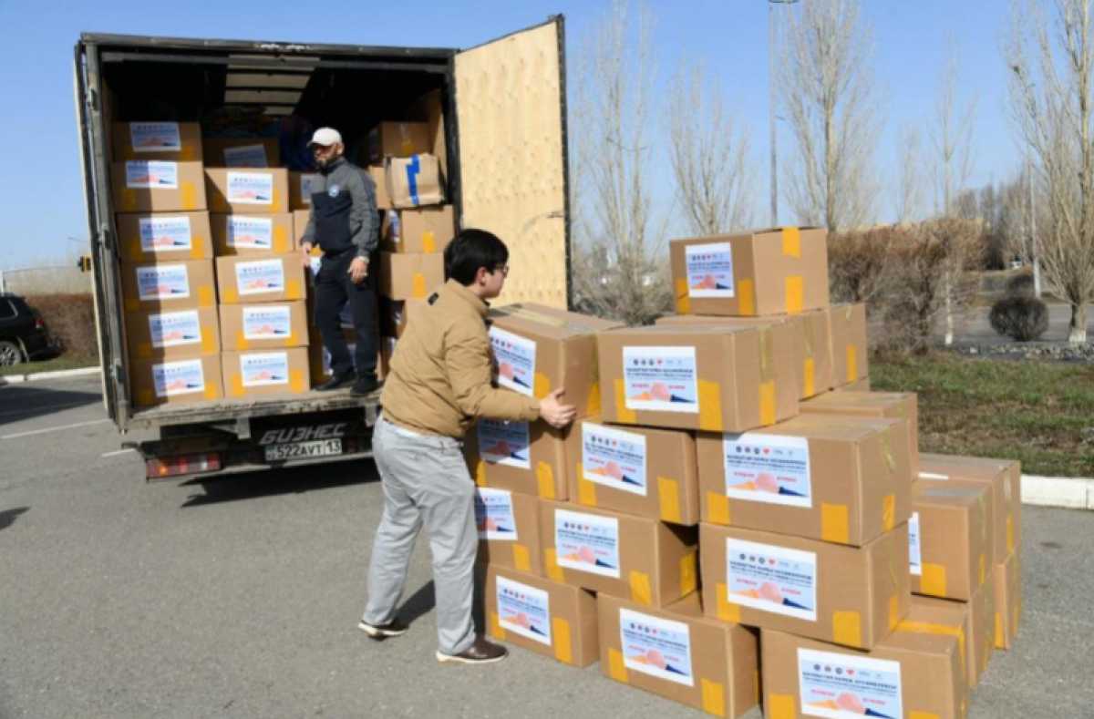 Ещё 35 тонн гуманитарной помощи из Астаны отправили в СКО