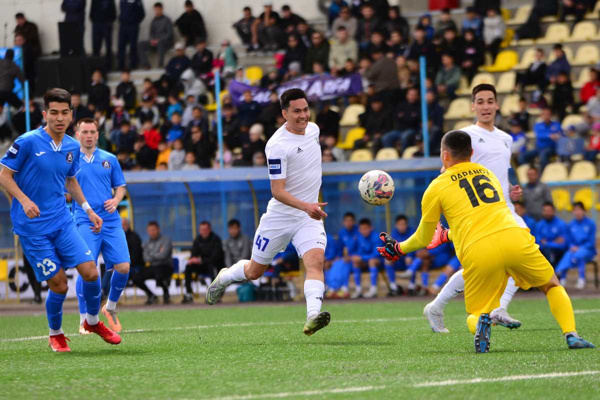 Актауский «Каспий» победил соперника в матче Первой лиги в Жанаозене