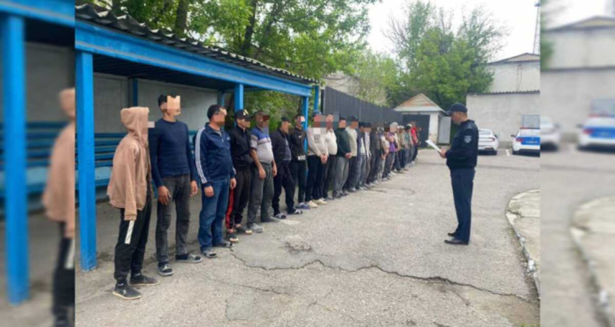 Нарушивших миграционное законодательство привлекли к ответственности в Шымкенте