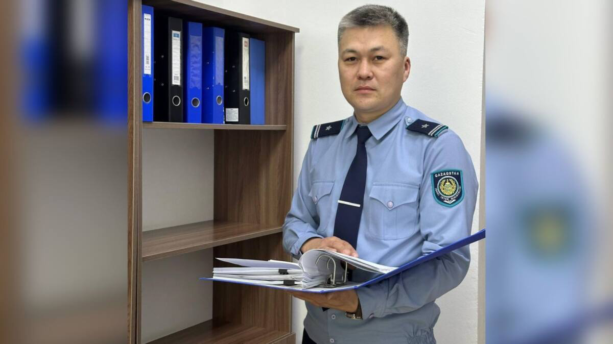 В Жамбылской области полицейский спас жизнь ребёнка