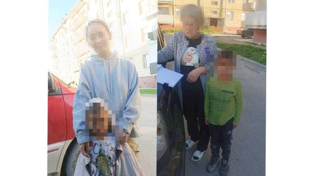 Двух пропавших детей, спящими на скамейке, обнаружили в Туркестанской области