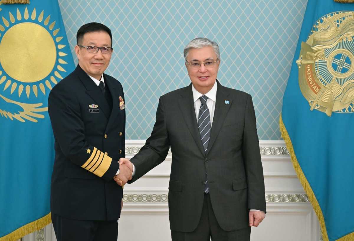 Касым-Жомарт Токаев принял министра обороны Китая