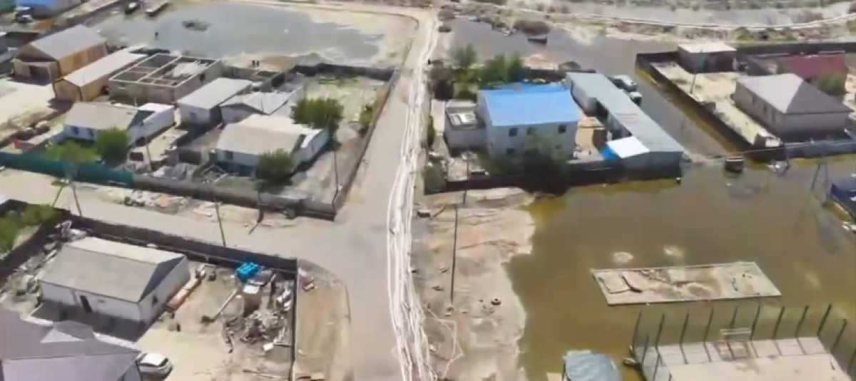 Более 100 домов остаются подтопленными в Кульсары
