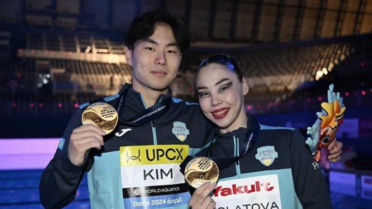 Казахстан завершил выступление на этапе Кубка мира по артистическому плаванию с тремя медалями