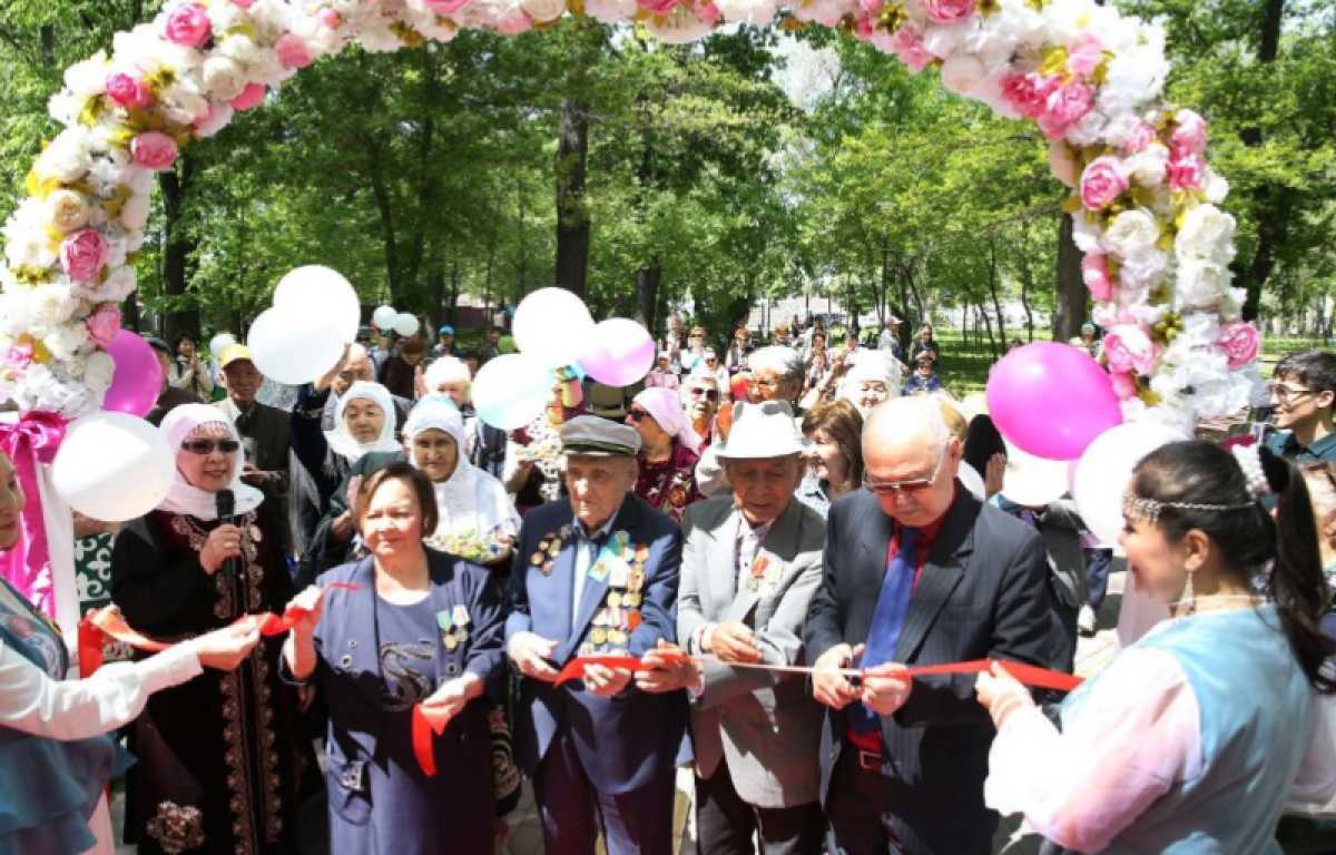 Новая Аллея ветеранов открылась в Алматы
