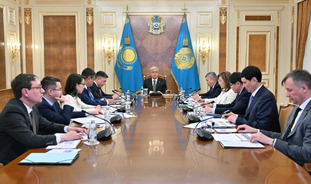 Токаев принял годовой отчёт Нацбанка РК