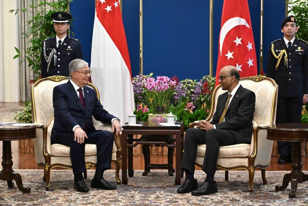 Касым-Жомарт Токаев провёл переговоры с президентом Сингапура