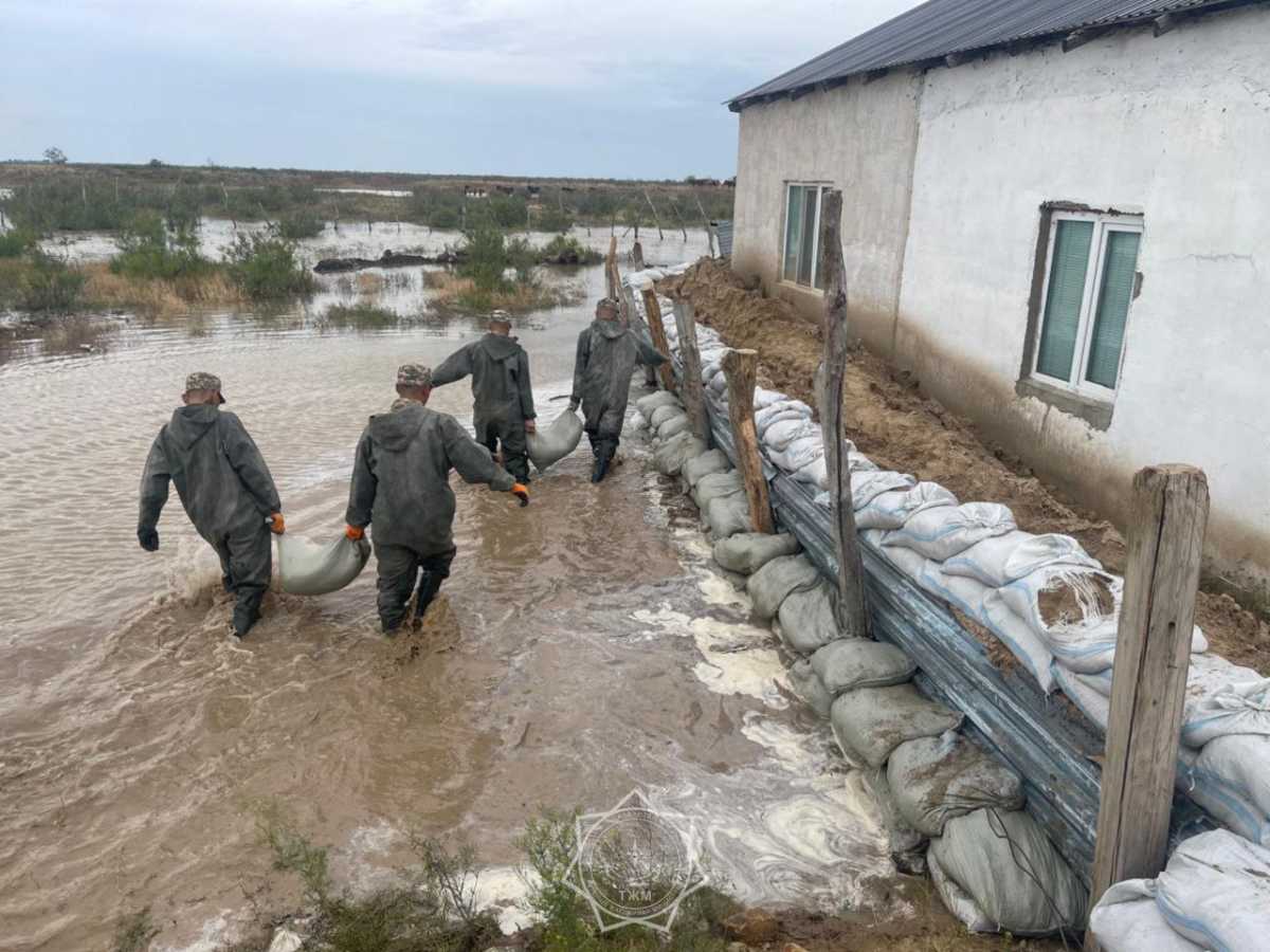 Эвакуация началась в селе Талдыколь в Атырауской области