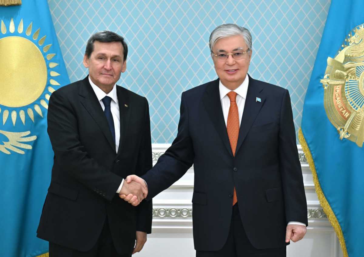 Касым-Жомарт Токаев принял главу МИД Туркменистана