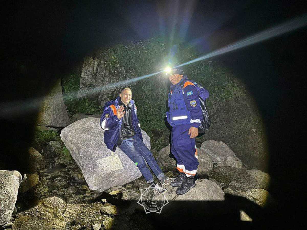 Туриста спасли в горах Алматинской области