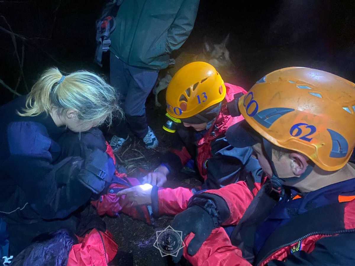 Гражданина Украины спасли в горах Алматинской области