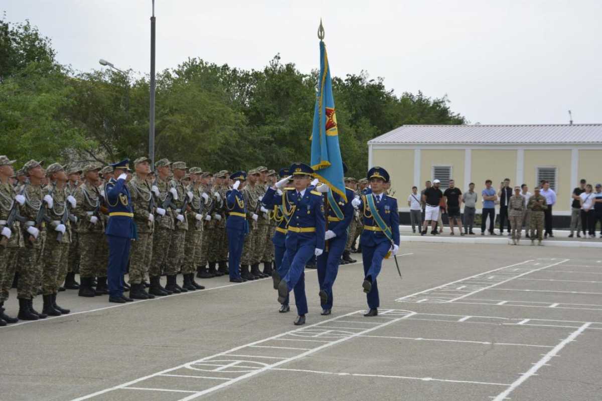 В Актау более 200 солдат дали клятву на верность Родине