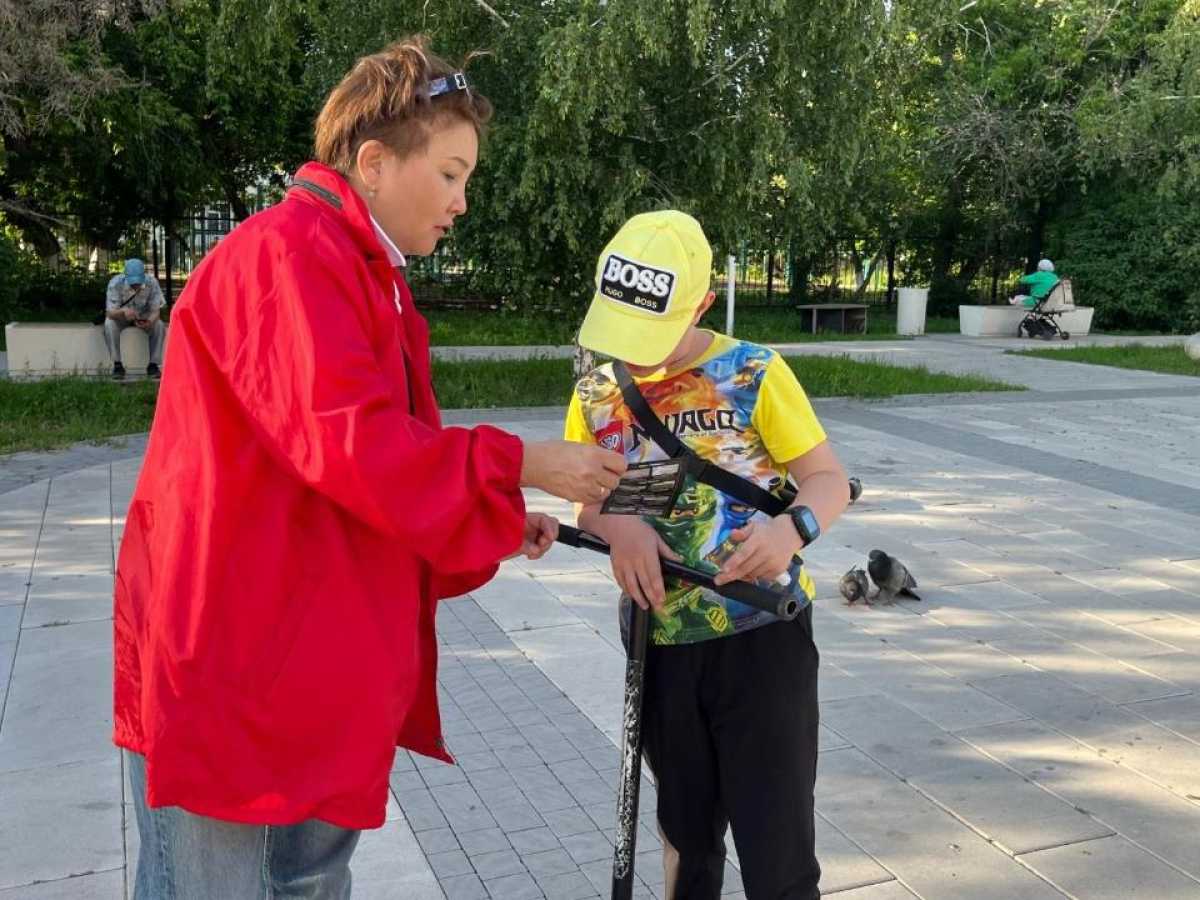 В Астане в рамках экологического мероприятия «Таза Қазақстан» прошла акция против вандализма