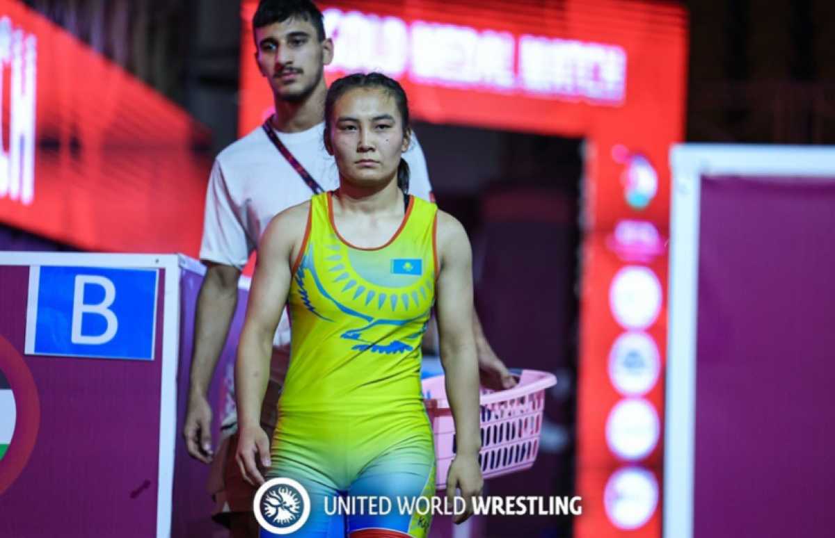 Женская команда Казахстана по борьбе завоевала 7 медалей на молодёжном ЧА